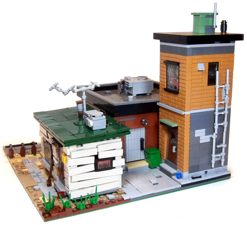 Illustration for article titled This build looks dilapidated even in shiny Lego brick